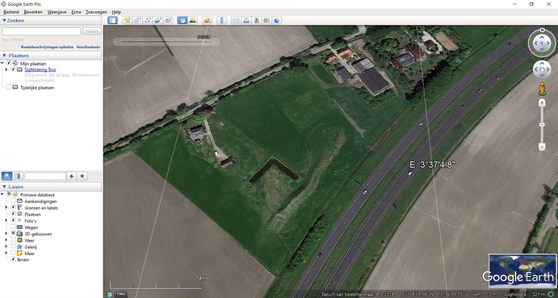 De geluidswal mei 2018